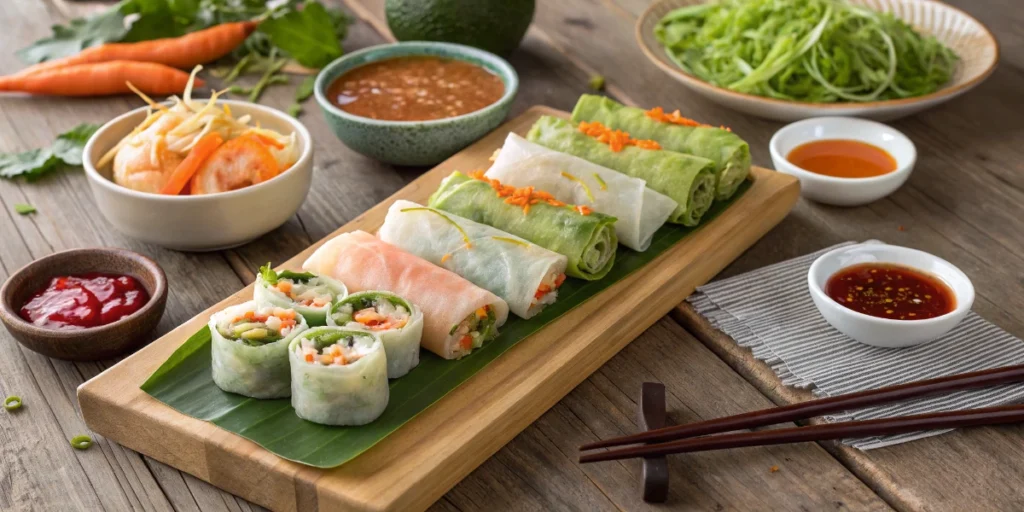 Recettes de Rouleaux de Printemps Frais et Savoureux