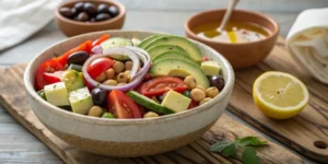 Salade Grecque Vegan sans Feta