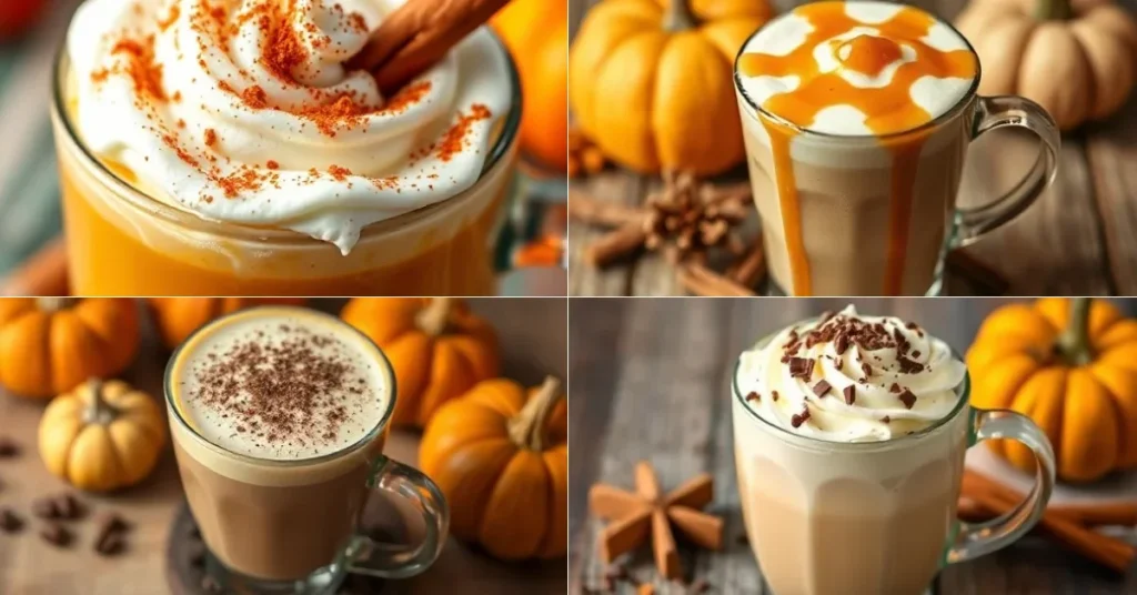 7 Variantes de Pumpkin Spice Latte à Tester Cet Automne