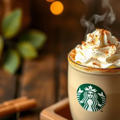 Pumpkin Spice Latte Starbucks home recipe with whipped cream, cinnamon, autumn vibes, steaming coffee cup, cozy warm aestheti