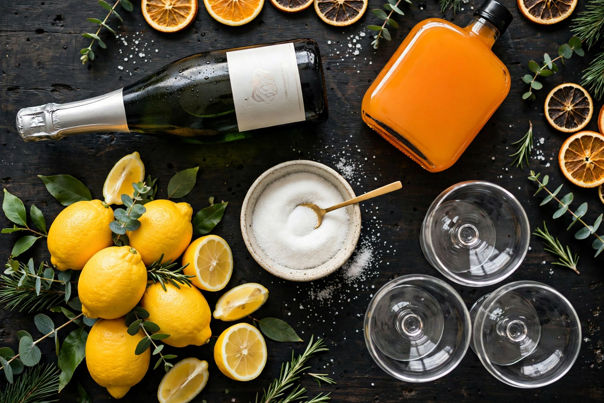 Ingrédients de la recette de soupe angevine au cointreau