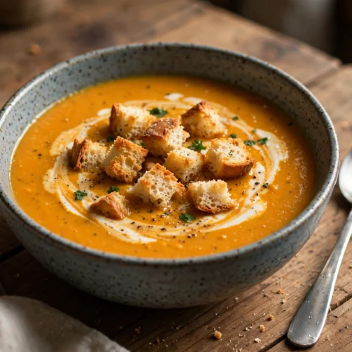 Bol de recette de soupe facile et pas cher aux légumes